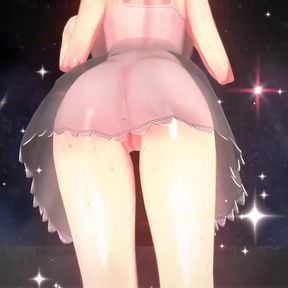 Sexy MILF In Transparent Nightie Sexy Dance (3D HENTAI)