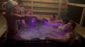 spontaneous hot tub orgy