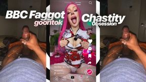 BBC Faggot Goontok – Chastity Obsession - faggot training - sissy slut - big black cock worship - gooner - gooning - edging - mental domination -  JOI