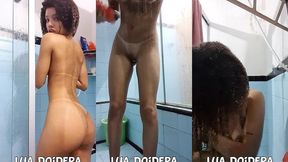 eu tomando banho gravei me exibindo e dancando sem o jr saber