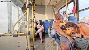 Married Woman Gives A Kiss To A Strange Guy Inside The Bus And Ends Up Having Sex With Him With Eliane Furacao