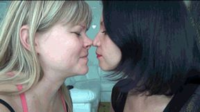 sexy noses kissing n