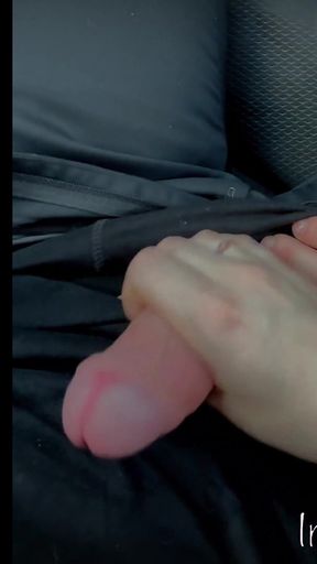 Best Handjob for Daddy in His Car