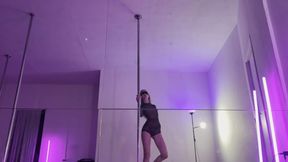 stretching dance pole