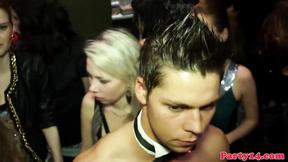 ”Girl feeling horny at a party for a good fuck”