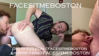 Are you ready to catch his farts.  Well, get over there and start sniffing!