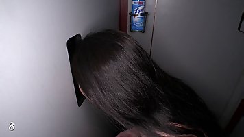 Brunette slut does 15 swallows in 53 min.