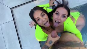 Angela White Joins Threesome with Lena The Plug and Adam 22 for Explicit Fun!