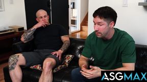 PRIDE STUDIOS - Brock Kniles Confronts Friend Eddie Patrick About Gay Porn &amp; Gets Seduced