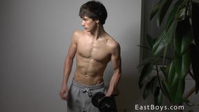 John Tremont shows his impressive fucking muscles today