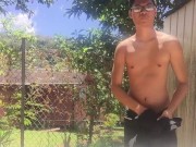 Jerking Off in Public and Caught