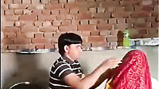 Splendid Tamil Wifey Flashes Bare Assets and Shagging