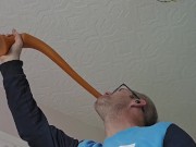 Deepthroating choking amd gagging on 20 inches
