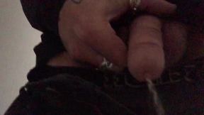 Ladies! My cock at a nice angle that drips and pisses between my fingers!! ...
