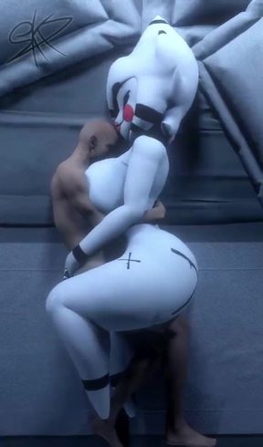 3D Animation: Huge Busty Female Alien Tries To Get Impregnated By a Bold Male Clone