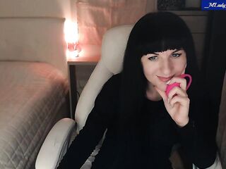 Seductive Little Titty Brunette hair M'Lady aka Jessy