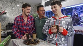 Wholesome boys can’t wait to see what got for Christmas
