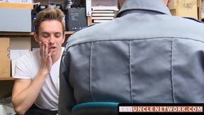 SayUncleNetwork.com - Twink suspect hammered bare in hard interracial threesome with