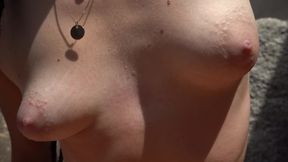 Italian Amatuer Couple's Hot Anal Sex at the Sea