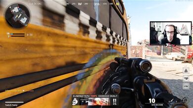 Black ops tapped out in Mezcal Churn gamer headbanging