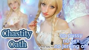 CHASTITY OATH - Goodbye sex life - locktober has started