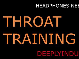 DEEP HARD ROUGH THROAT TRAINING (AUDIOROLEPLAY) INTENSE EYE WATERING HEART POUNDING ORGASM