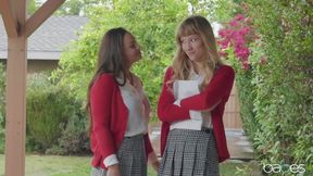 Abigail Mac and Ivy Wolfe go lesbian