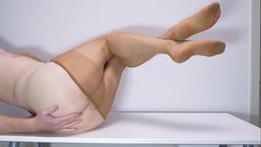 Tan Pantyhose Strip
