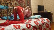 Femboy sissy have anal orgasm on Fucking Machine  homemade amateur Sasha Earth