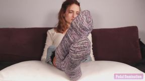 Tempting Smelly Sock Fetish - 4K MP4