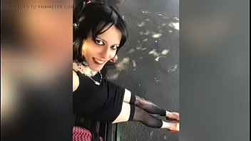 Sexy brazilian Goth shemale