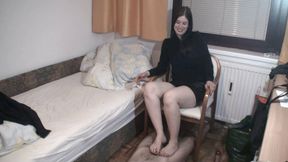 foot and handjob &ndash; homemade