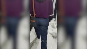 Megaculona follada por un desconocido