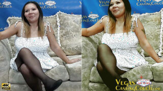 Rijpe BBW Latina cougar Reina Sakai in kousen geneukt in de kont en krijgt anale orgasme