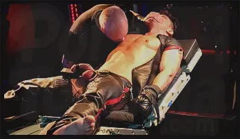 Kinky Foot Play and Cock Pumping in Gay Bondage