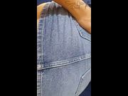It seems my denim skirt really turns him on, so he fucked me without taking it off.