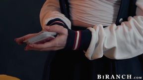 Blonde Athena Raynes wet pussy and mouth must have swell after our threesome sesh