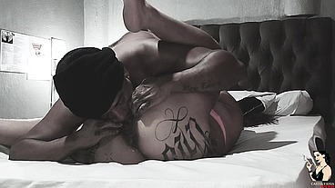 Romeo and Juliet at the motel taking it in the big pussy