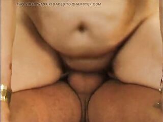 Curly granny gets plowed by her lover's hard rod