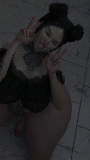 Trans-Girl Anal Fucked in Burger King restroom - sassycomics.mp4