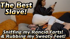 A Genuinely Great Fart & Foot Slave!