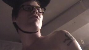 Sexy and horny twink screwing an innocent sex doll