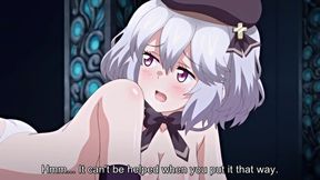 Knight of Erin 4 - Erin and succubus drain the balls of petite futanari girl
