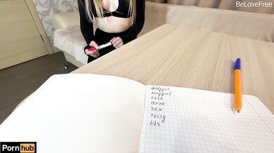 English teacher with tits and juicy ass fucked by underperforming student