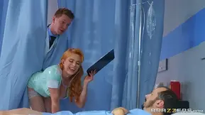 Sappy redhead nurse got sodomized by cocky doctor
