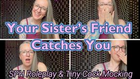 Your Sister’s Friend Catches You | SPH Roleplay & Tiny Cock Mocking