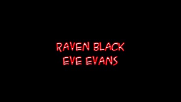 Raven Black And Eve Evans Share Christian's Cum After Blowjob