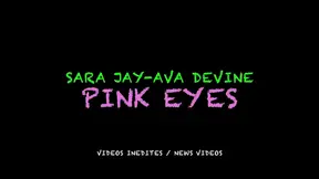 Sara Jay and Ava Devine enjoy a messy session of eye play.