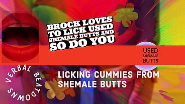 Brock Loves to lick used shemale butts and so do you