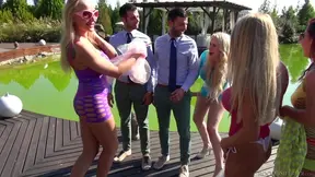 Angel & Lara's Outdoors Adventures - Sexy Penetration Action Under Sunlight